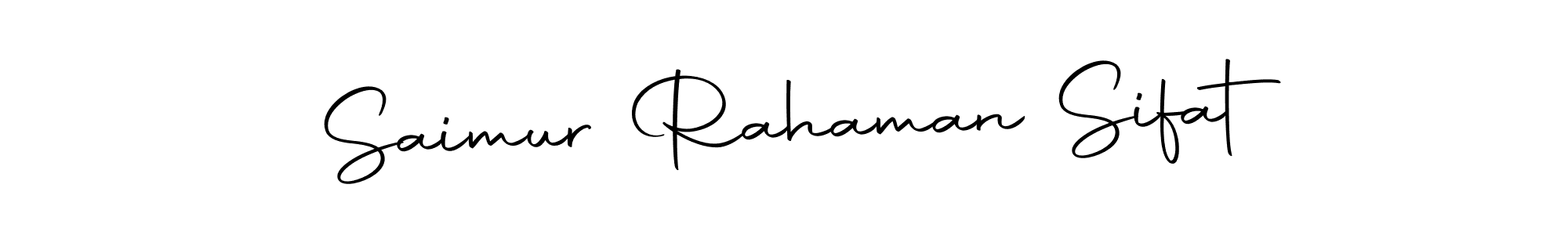 How to make Saimur Rahaman Sifat signature? Autography-DOLnW is a professional autograph style. Create handwritten signature for Saimur Rahaman Sifat name. Saimur Rahaman Sifat signature style 10 images and pictures png