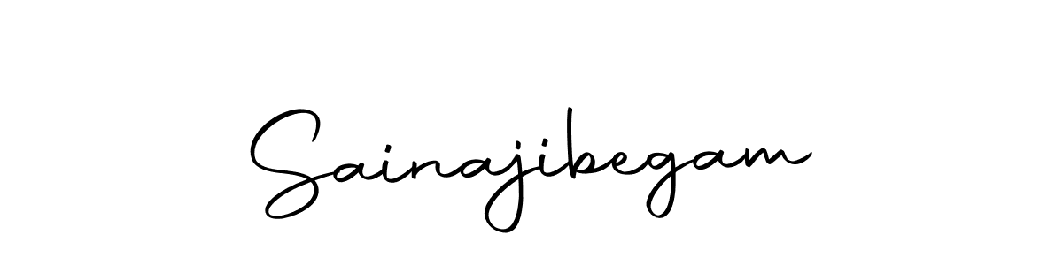 The best way (Autography-DOLnW) to make a short signature is to pick only two or three words in your name. The name Sainajibegam include a total of six letters. For converting this name. Sainajibegam signature style 10 images and pictures png