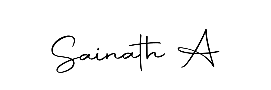 Make a beautiful signature design for name Sainath A. With this signature (Autography-DOLnW) style, you can create a handwritten signature for free. Sainath A signature style 10 images and pictures png