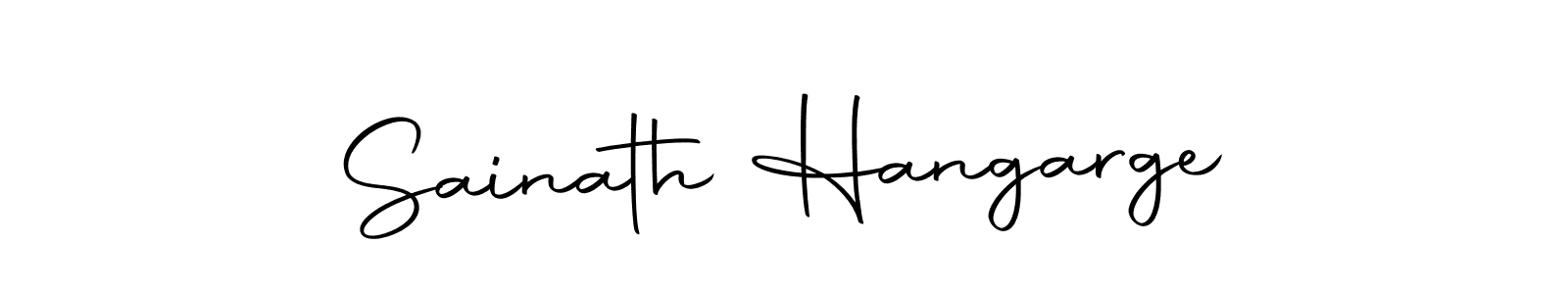 Design your own signature with our free online signature maker. With this signature software, you can create a handwritten (Autography-DOLnW) signature for name Sainath Hangarge. Sainath Hangarge signature style 10 images and pictures png