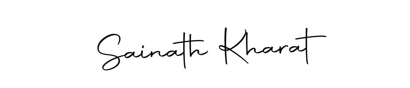 How to make Sainath Kharat name signature. Use Autography-DOLnW style for creating short signs online. This is the latest handwritten sign. Sainath Kharat signature style 10 images and pictures png