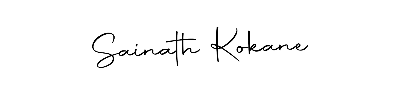 You should practise on your own different ways (Autography-DOLnW) to write your name (Sainath Kokane) in signature. don't let someone else do it for you. Sainath Kokane signature style 10 images and pictures png