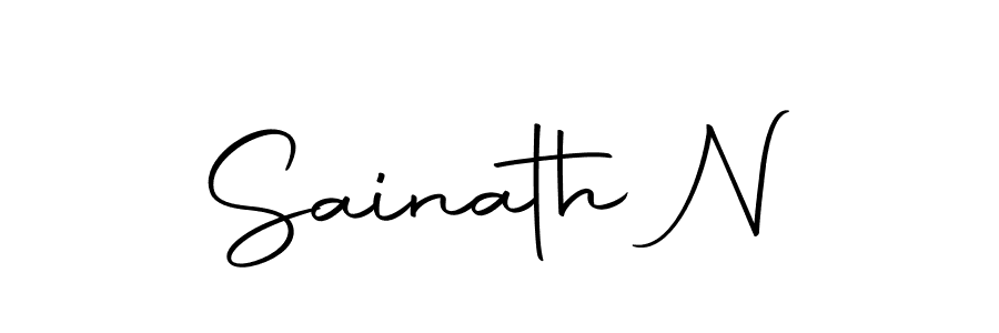 Here are the top 10 professional signature styles for the name Sainath N. These are the best autograph styles you can use for your name. Sainath N signature style 10 images and pictures png