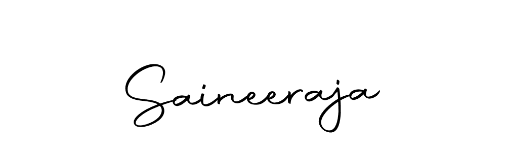 Similarly Autography-DOLnW is the best handwritten signature design. Signature creator online .You can use it as an online autograph creator for name Saineeraja. Saineeraja signature style 10 images and pictures png