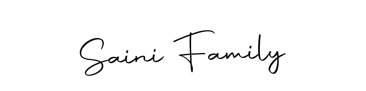 Also we have Saini Family name is the best signature style. Create professional handwritten signature collection using Autography-DOLnW autograph style. Saini Family signature style 10 images and pictures png