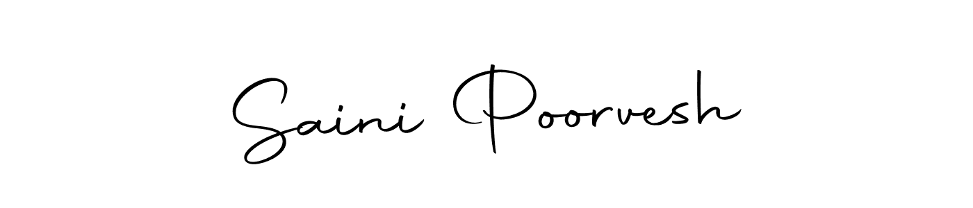 This is the best signature style for the Saini Poorvesh name. Also you like these signature font (Autography-DOLnW). Mix name signature. Saini Poorvesh signature style 10 images and pictures png