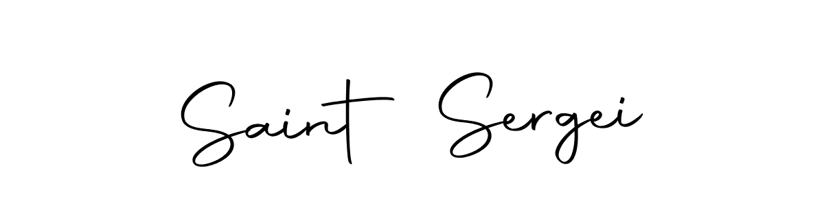 Make a beautiful signature design for name Saint Sergei. With this signature (Autography-DOLnW) style, you can create a handwritten signature for free. Saint Sergei signature style 10 images and pictures png