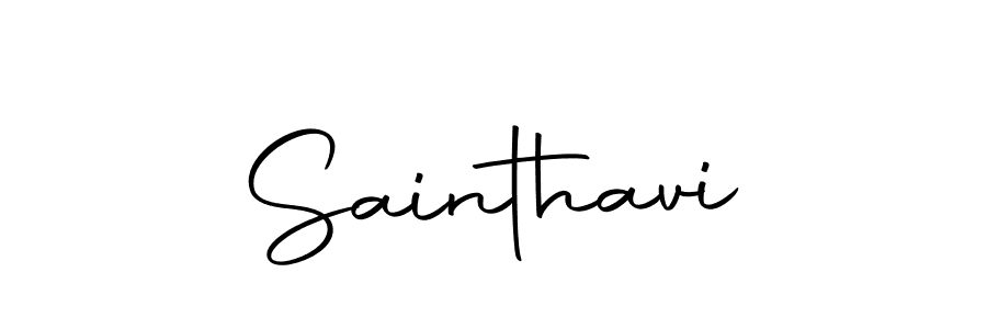 Design your own signature with our free online signature maker. With this signature software, you can create a handwritten (Autography-DOLnW) signature for name Sainthavi. Sainthavi signature style 10 images and pictures png