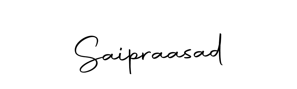 Use a signature maker to create a handwritten signature online. With this signature software, you can design (Autography-DOLnW) your own signature for name Saipraasad. Saipraasad signature style 10 images and pictures png