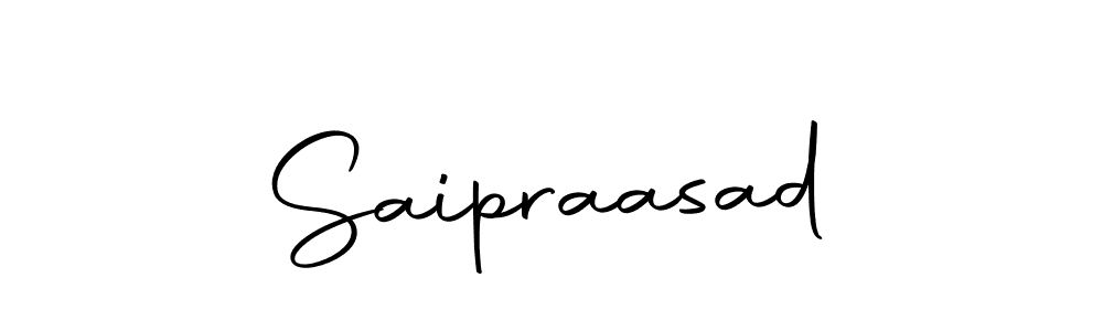 Create a beautiful signature design for name Saipraasad. With this signature (Autography-DOLnW) fonts, you can make a handwritten signature for free. Saipraasad signature style 10 images and pictures png