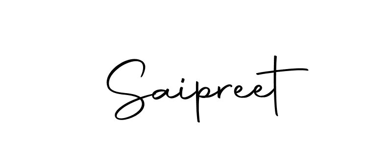 How to make Saipreet name signature. Use Autography-DOLnW style for creating short signs online. This is the latest handwritten sign. Saipreet signature style 10 images and pictures png