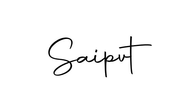 Use a signature maker to create a handwritten signature online. With this signature software, you can design (Autography-DOLnW) your own signature for name Saipvt. Saipvt signature style 10 images and pictures png