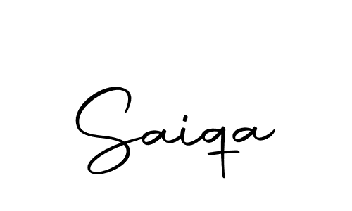 Design your own signature with our free online signature maker. With this signature software, you can create a handwritten (Autography-DOLnW) signature for name Saiqa. Saiqa signature style 10 images and pictures png
