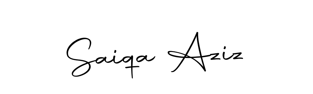 You should practise on your own different ways (Autography-DOLnW) to write your name (Saiqa Aziz) in signature. don't let someone else do it for you. Saiqa Aziz signature style 10 images and pictures png