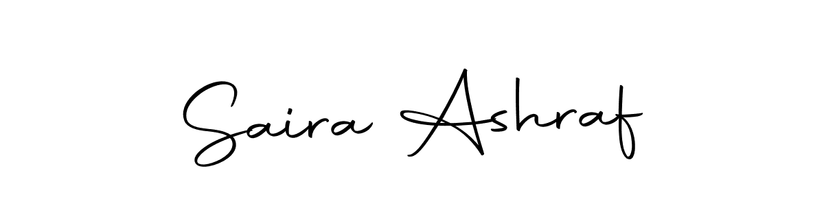 Use a signature maker to create a handwritten signature online. With this signature software, you can design (Autography-DOLnW) your own signature for name Saira Ashraf. Saira Ashraf signature style 10 images and pictures png