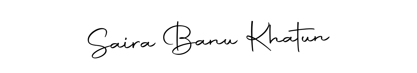 You should practise on your own different ways (Autography-DOLnW) to write your name (Saira Banu Khatun) in signature. don't let someone else do it for you. Saira Banu Khatun signature style 10 images and pictures png