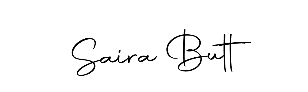 Design your own signature with our free online signature maker. With this signature software, you can create a handwritten (Autography-DOLnW) signature for name Saira Butt. Saira Butt signature style 10 images and pictures png