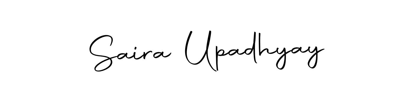 Make a beautiful signature design for name Saira Upadhyay. With this signature (Autography-DOLnW) style, you can create a handwritten signature for free. Saira Upadhyay signature style 10 images and pictures png