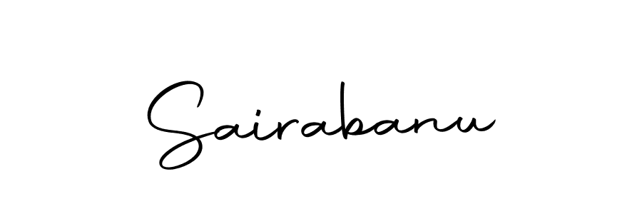 How to make Sairabanu signature? Autography-DOLnW is a professional autograph style. Create handwritten signature for Sairabanu name. Sairabanu signature style 10 images and pictures png