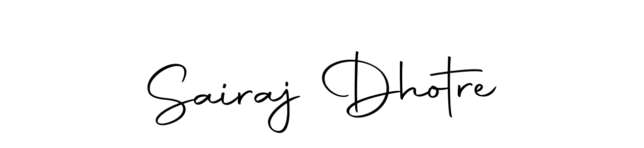 Also we have Sairaj Dhotre name is the best signature style. Create professional handwritten signature collection using Autography-DOLnW autograph style. Sairaj Dhotre signature style 10 images and pictures png