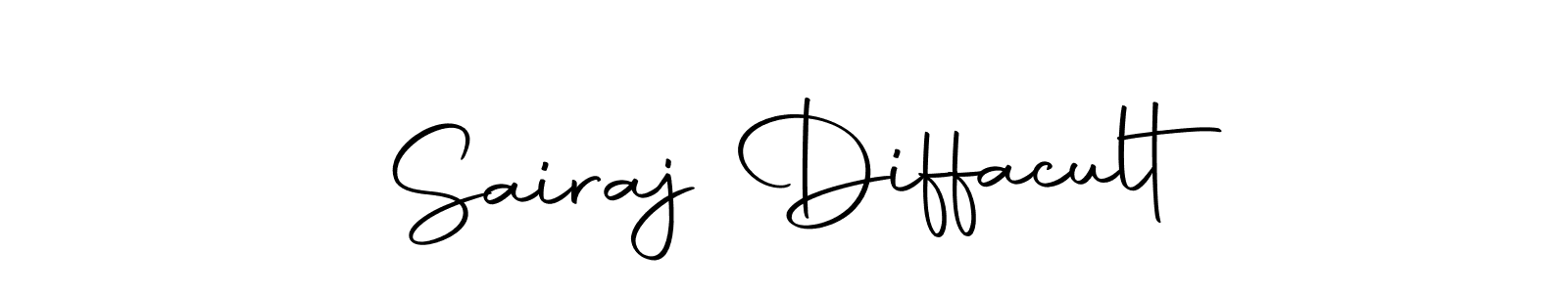 How to Draw Sairaj Diffacult signature style? Autography-DOLnW is a latest design signature styles for name Sairaj Diffacult. Sairaj Diffacult signature style 10 images and pictures png
