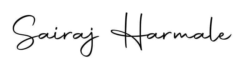 Make a beautiful signature design for name Sairaj Harmale. Use this online signature maker to create a handwritten signature for free. Sairaj Harmale signature style 10 images and pictures png