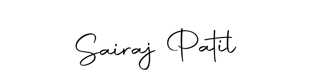 Make a beautiful signature design for name Sairaj Patil. Use this online signature maker to create a handwritten signature for free. Sairaj Patil signature style 10 images and pictures png