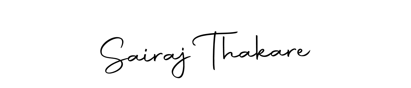 The best way (Autography-DOLnW) to make a short signature is to pick only two or three words in your name. The name Sairaj Thakare include a total of six letters. For converting this name. Sairaj Thakare signature style 10 images and pictures png