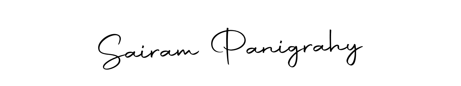 Make a beautiful signature design for name Sairam Panigrahy. Use this online signature maker to create a handwritten signature for free. Sairam Panigrahy signature style 10 images and pictures png