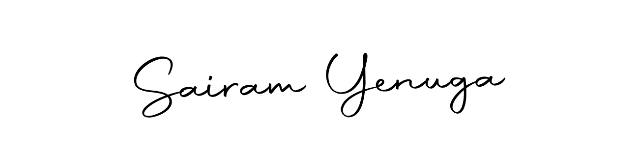 How to make Sairam Yenuga signature? Autography-DOLnW is a professional autograph style. Create handwritten signature for Sairam Yenuga name. Sairam Yenuga signature style 10 images and pictures png