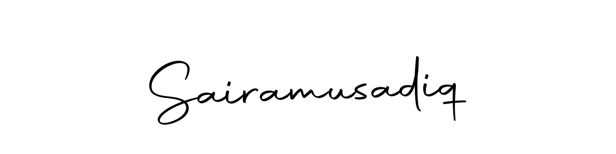 Here are the top 10 professional signature styles for the name Sairamusadiq. These are the best autograph styles you can use for your name. Sairamusadiq signature style 10 images and pictures png