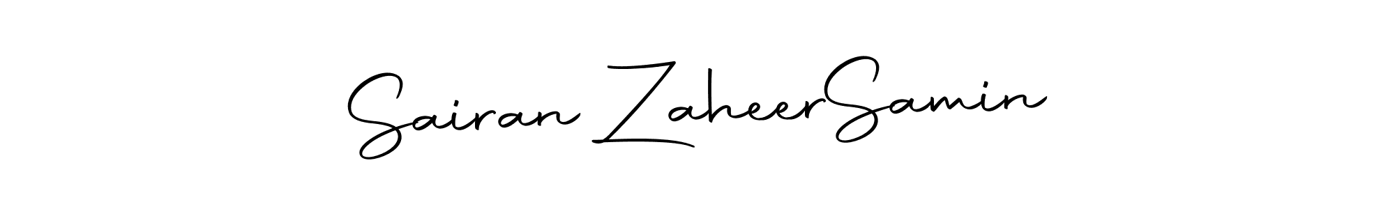 It looks lik you need a new signature style for name Sairan Zaheer  Samin. Design unique handwritten (Autography-DOLnW) signature with our free signature maker in just a few clicks. Sairan Zaheer  Samin signature style 10 images and pictures png