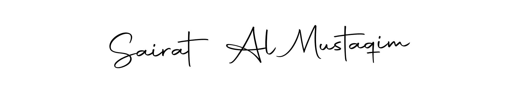 Similarly Autography-DOLnW is the best handwritten signature design. Signature creator online .You can use it as an online autograph creator for name Sairat Al Mustaqim. Sairat Al Mustaqim signature style 10 images and pictures png