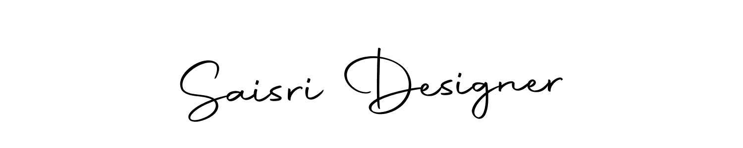 Design your own signature with our free online signature maker. With this signature software, you can create a handwritten (Autography-DOLnW) signature for name Saisri Designer. Saisri Designer signature style 10 images and pictures png