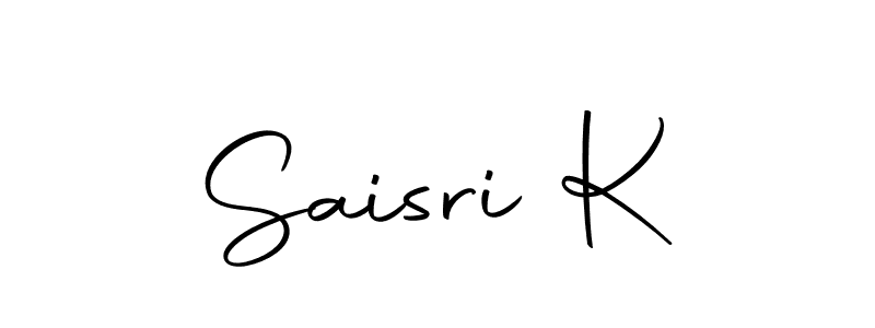 Saisri K stylish signature style. Best Handwritten Sign (Autography-DOLnW) for my name. Handwritten Signature Collection Ideas for my name Saisri K. Saisri K signature style 10 images and pictures png