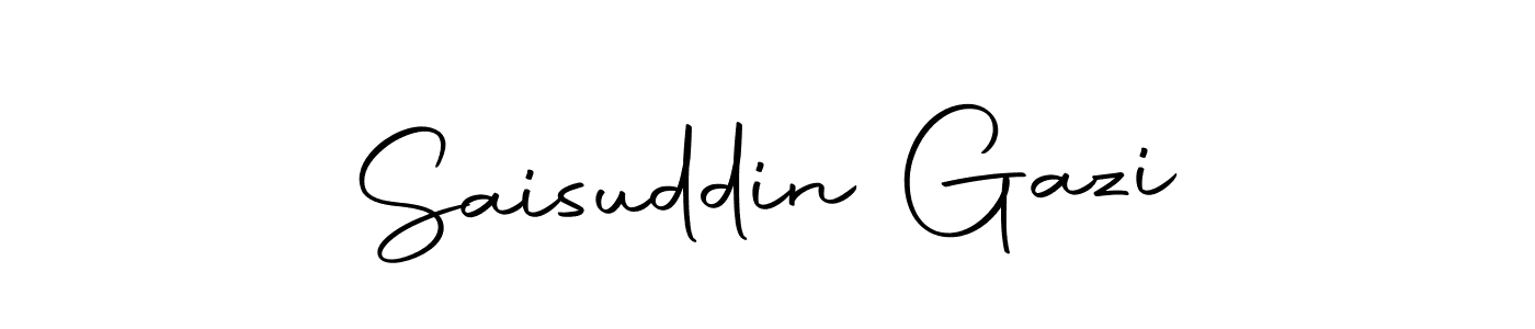 Design your own signature with our free online signature maker. With this signature software, you can create a handwritten (Autography-DOLnW) signature for name Saisuddin Gazi. Saisuddin Gazi signature style 10 images and pictures png