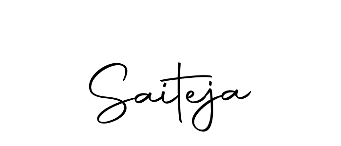 The best way (Autography-DOLnW) to make a short signature is to pick only two or three words in your name. The name Saiteja include a total of six letters. For converting this name. Saiteja signature style 10 images and pictures png