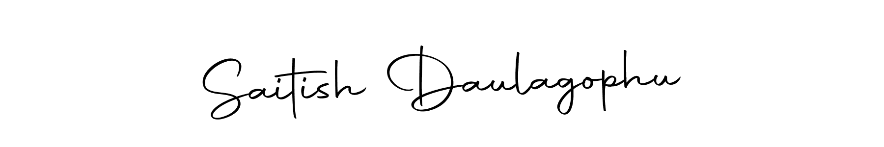 Also we have Saitish Daulagophu name is the best signature style. Create professional handwritten signature collection using Autography-DOLnW autograph style. Saitish Daulagophu signature style 10 images and pictures png