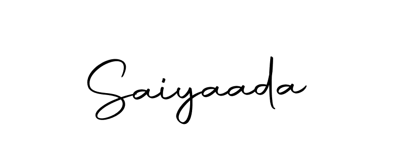 You can use this online signature creator to create a handwritten signature for the name Saiyaada. This is the best online autograph maker. Saiyaada signature style 10 images and pictures png