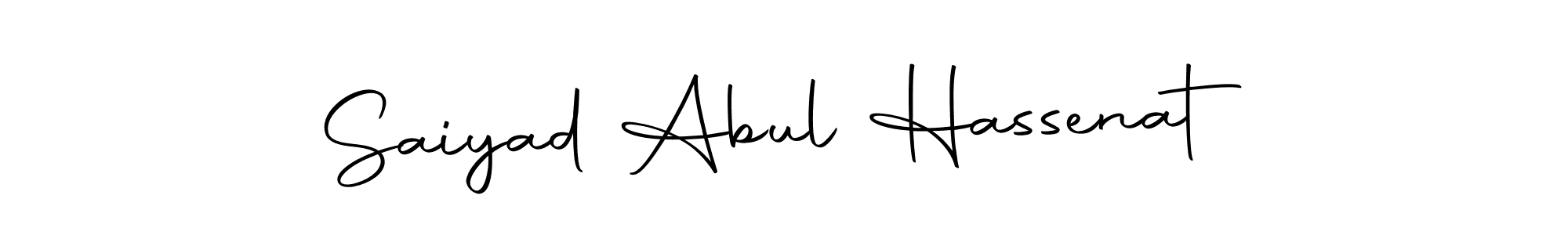 Create a beautiful signature design for name Saiyad Abul Hassenat. With this signature (Autography-DOLnW) fonts, you can make a handwritten signature for free. Saiyad Abul Hassenat signature style 10 images and pictures png