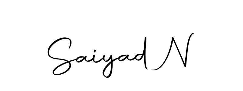 Here are the top 10 professional signature styles for the name Saiyad N. These are the best autograph styles you can use for your name. Saiyad N signature style 10 images and pictures png