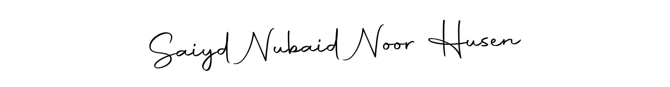 The best way (Autography-DOLnW) to make a short signature is to pick only two or three words in your name. The name Saiyd Nubaid Noor Husen include a total of six letters. For converting this name. Saiyd Nubaid Noor Husen signature style 10 images and pictures png
