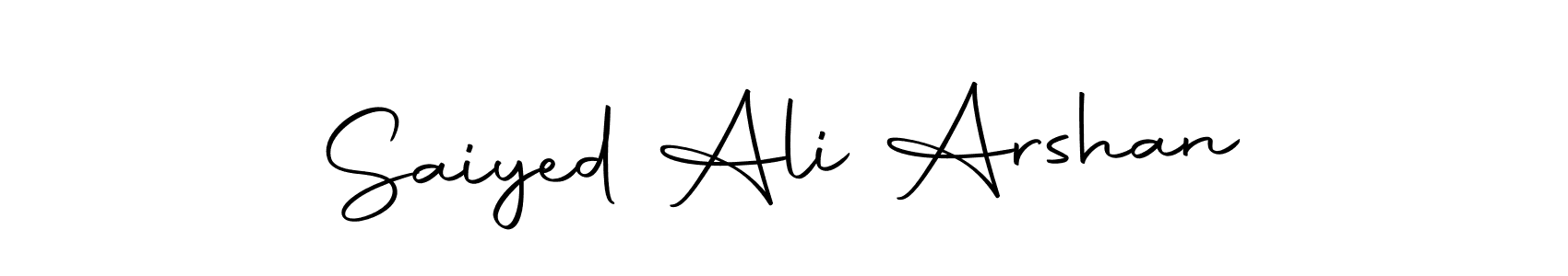 Saiyed Ali Arshan stylish signature style. Best Handwritten Sign (Autography-DOLnW) for my name. Handwritten Signature Collection Ideas for my name Saiyed Ali Arshan. Saiyed Ali Arshan signature style 10 images and pictures png