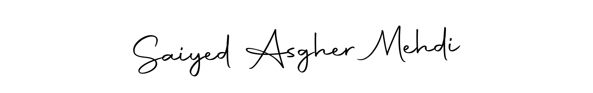 This is the best signature style for the Saiyed Asgher Mehdi name. Also you like these signature font (Autography-DOLnW). Mix name signature. Saiyed Asgher Mehdi signature style 10 images and pictures png