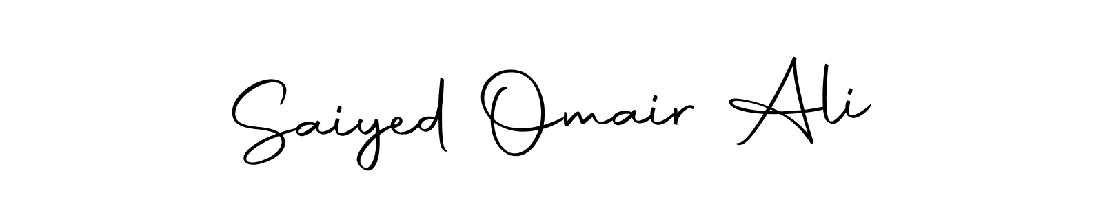 Design your own signature with our free online signature maker. With this signature software, you can create a handwritten (Autography-DOLnW) signature for name Saiyed Omair Ali. Saiyed Omair Ali signature style 10 images and pictures png
