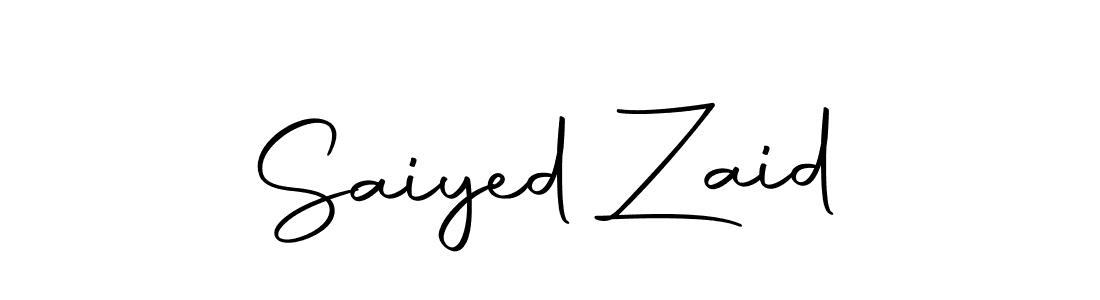 Make a beautiful signature design for name Saiyed Zaid. With this signature (Autography-DOLnW) style, you can create a handwritten signature for free. Saiyed Zaid signature style 10 images and pictures png