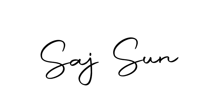 Create a beautiful signature design for name Saj Sun. With this signature (Autography-DOLnW) fonts, you can make a handwritten signature for free. Saj Sun signature style 10 images and pictures png