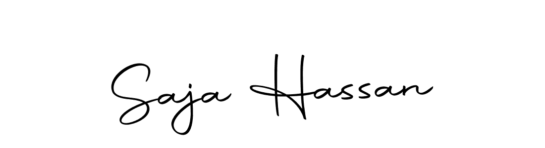 Design your own signature with our free online signature maker. With this signature software, you can create a handwritten (Autography-DOLnW) signature for name Saja Hassan. Saja Hassan signature style 10 images and pictures png