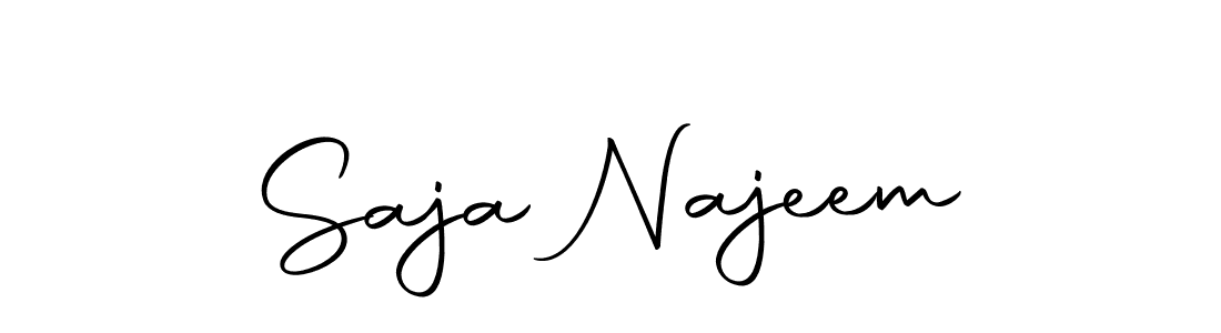 Autography-DOLnW is a professional signature style that is perfect for those who want to add a touch of class to their signature. It is also a great choice for those who want to make their signature more unique. Get Saja Najeem name to fancy signature for free. Saja Najeem signature style 10 images and pictures png