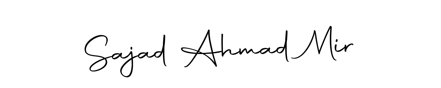 Design your own signature with our free online signature maker. With this signature software, you can create a handwritten (Autography-DOLnW) signature for name Sajad Ahmad Mir. Sajad Ahmad Mir signature style 10 images and pictures png